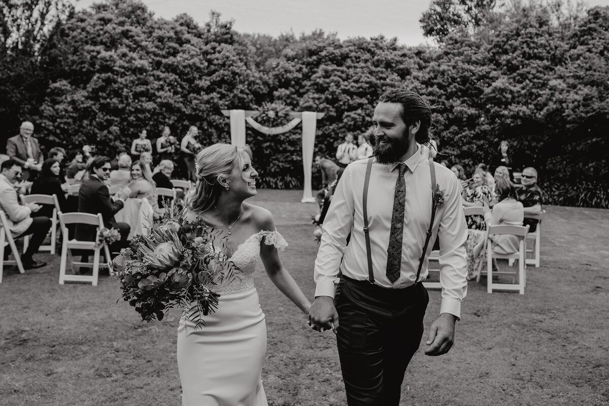 Eliza and Luke's big day by wedding photographer Mornington, Jake Grinde.