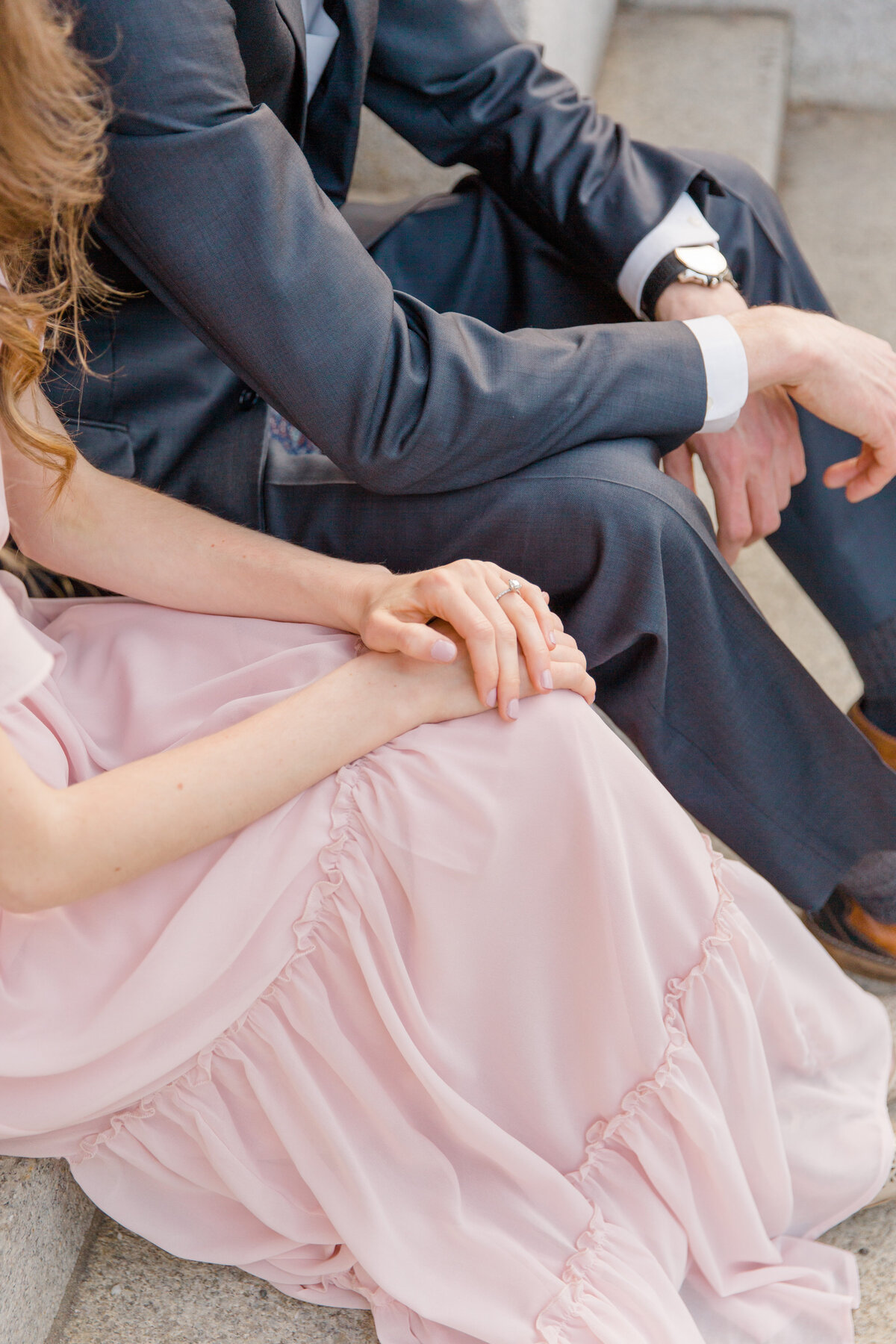 Downtown Ohio Engagment Photos Classic Wedding Photography