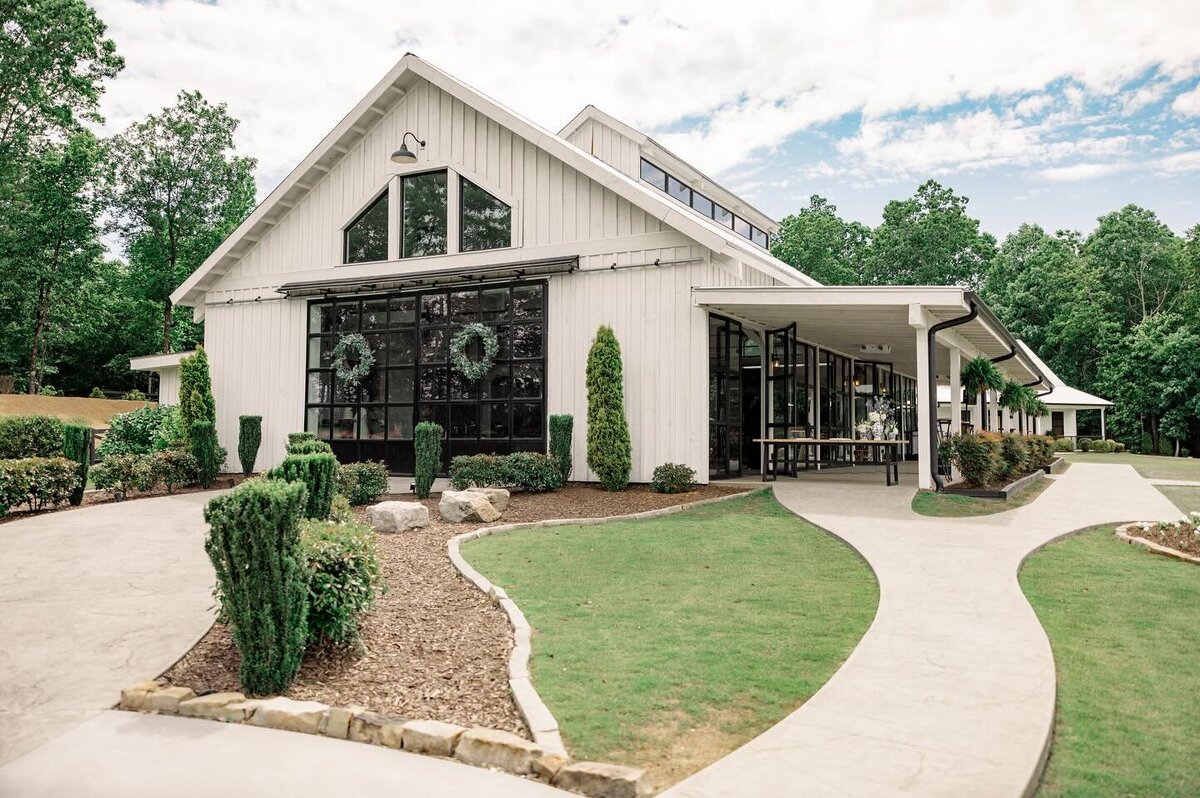 Venue photo of reception area of Meadows at Mossy Creek, Cleveland GA 