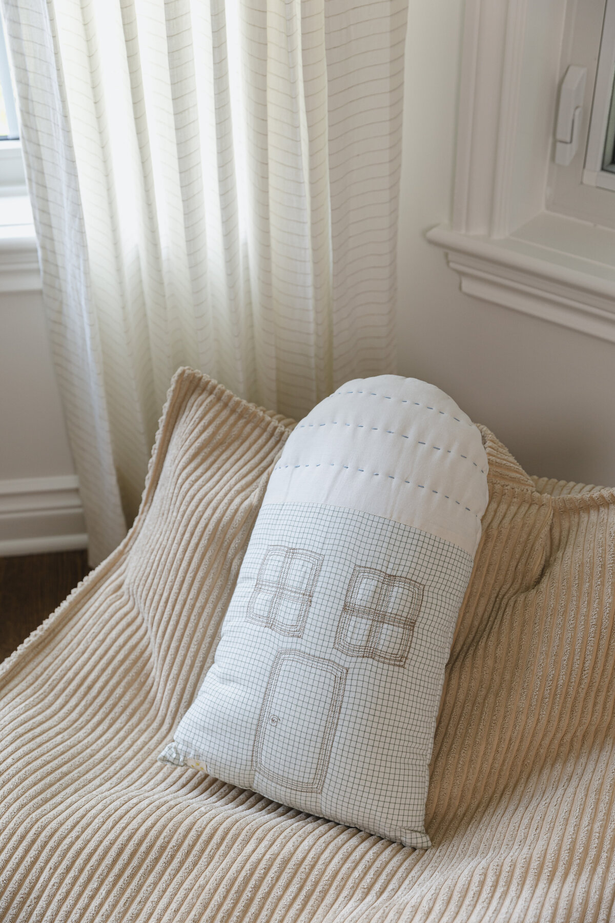 Living room bookshelves