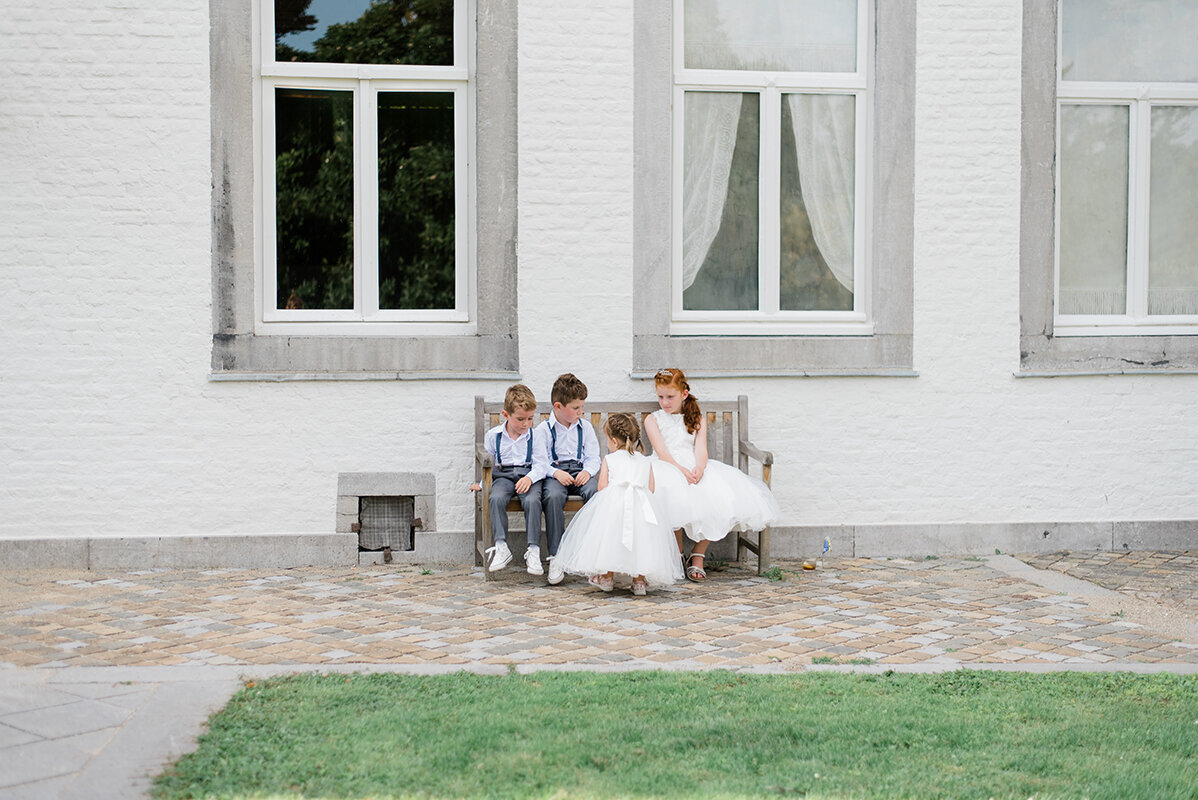 bruidsmeisjes bruidsjonkers bruidsfotografie