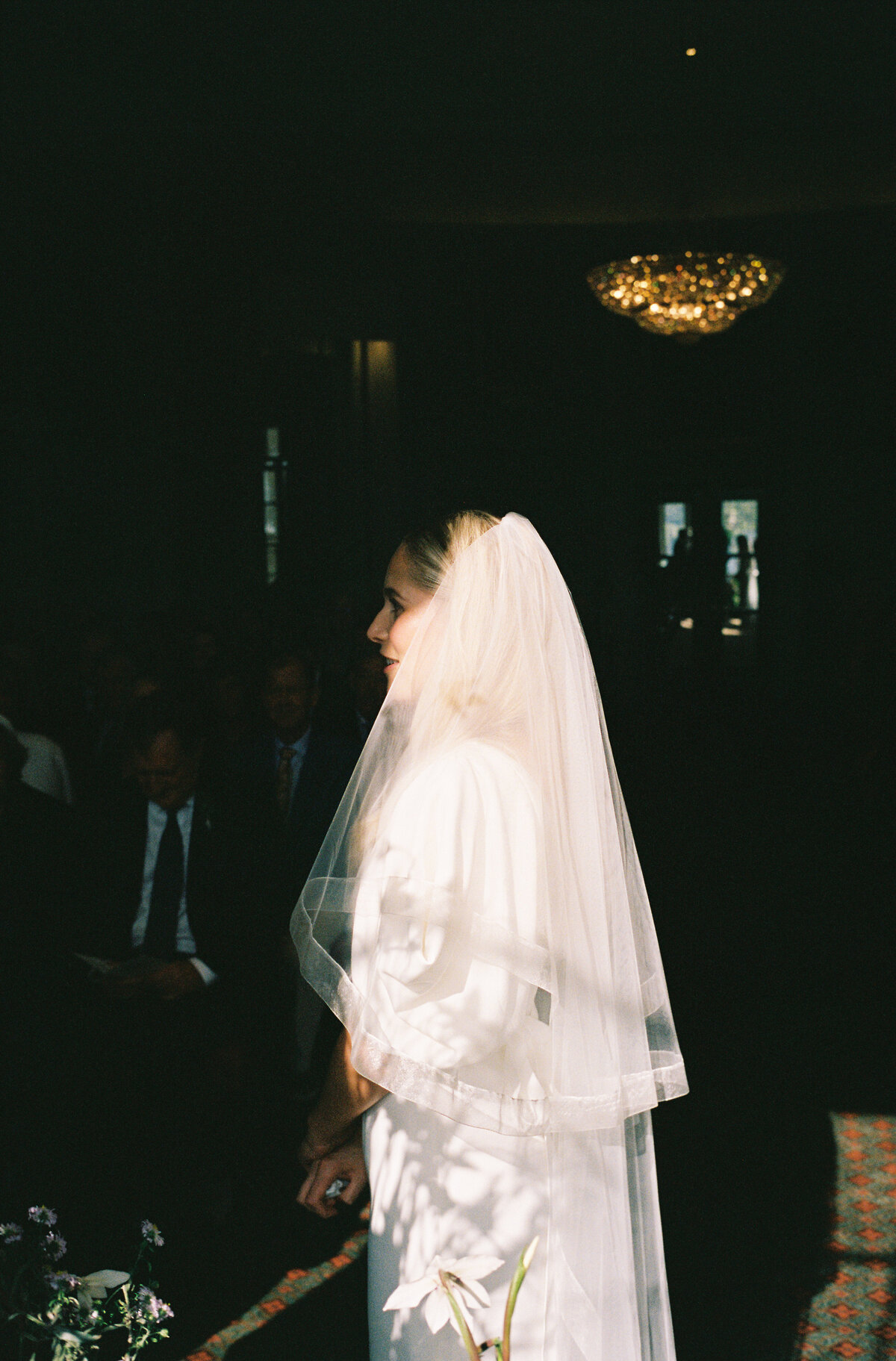 Wedding ceremony on 35mm film