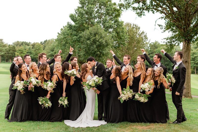 Classic Wedding at City Church of Evansville with Reception at ECC158