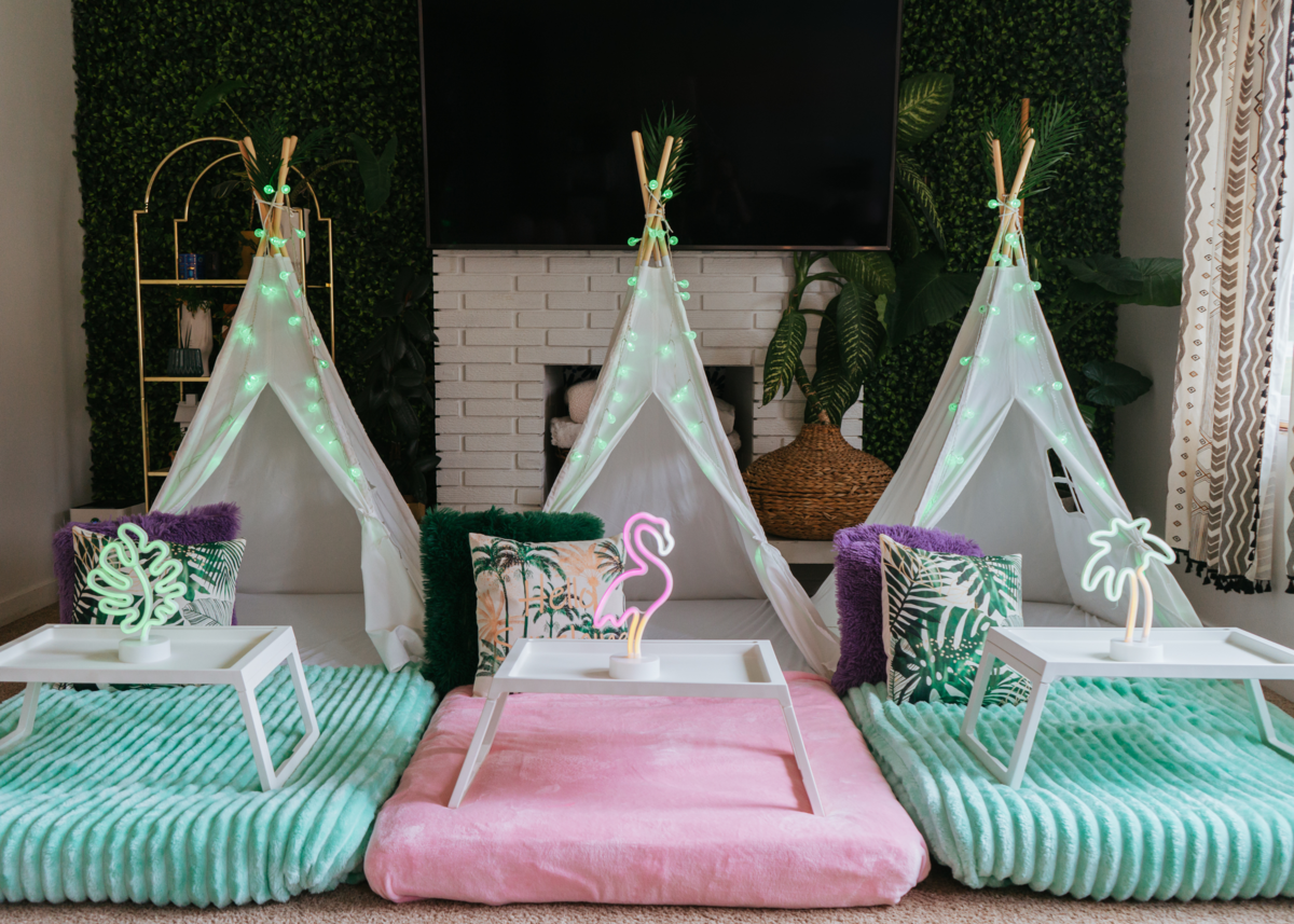 Hawaiian Themed Sleepover Party Kamloops British Columbia