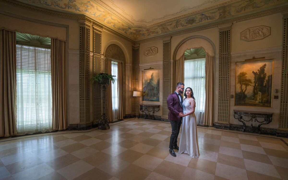 indian couple photo session at parkwood estate toronto engagement session