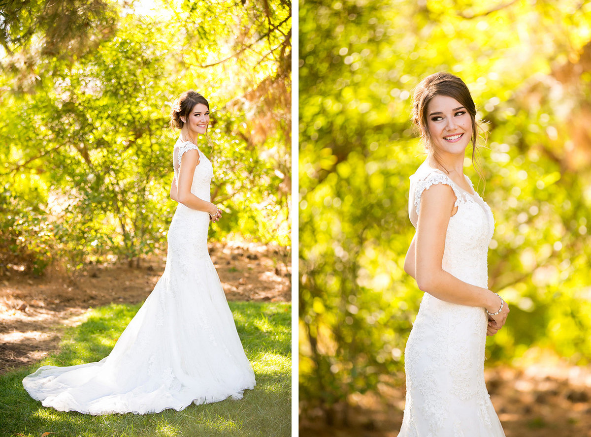 Stunning Bridal Photo at Carlton Oaks Golf Course