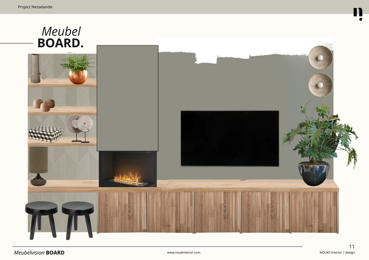 Interieurplan Project Nesselande l Sfeerimpressie Cinewall