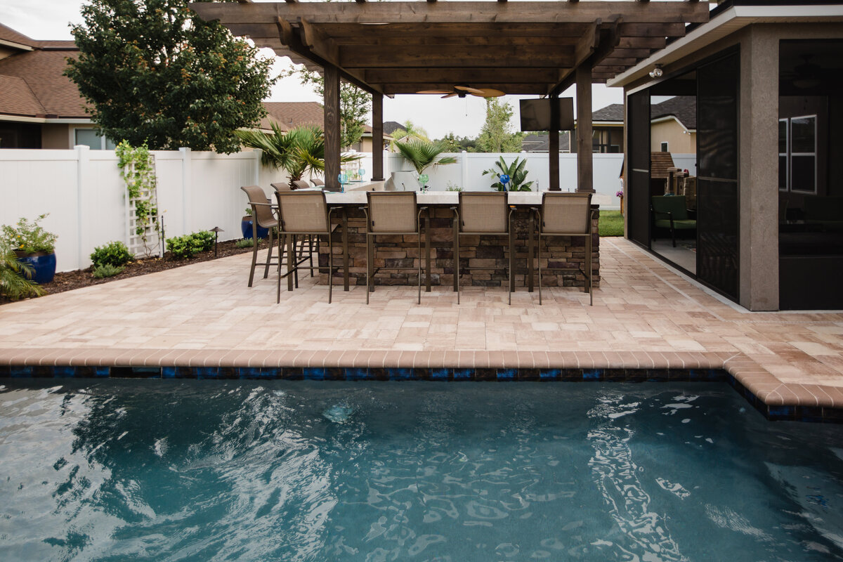 Custom outdoor living space Jacksonville Florida