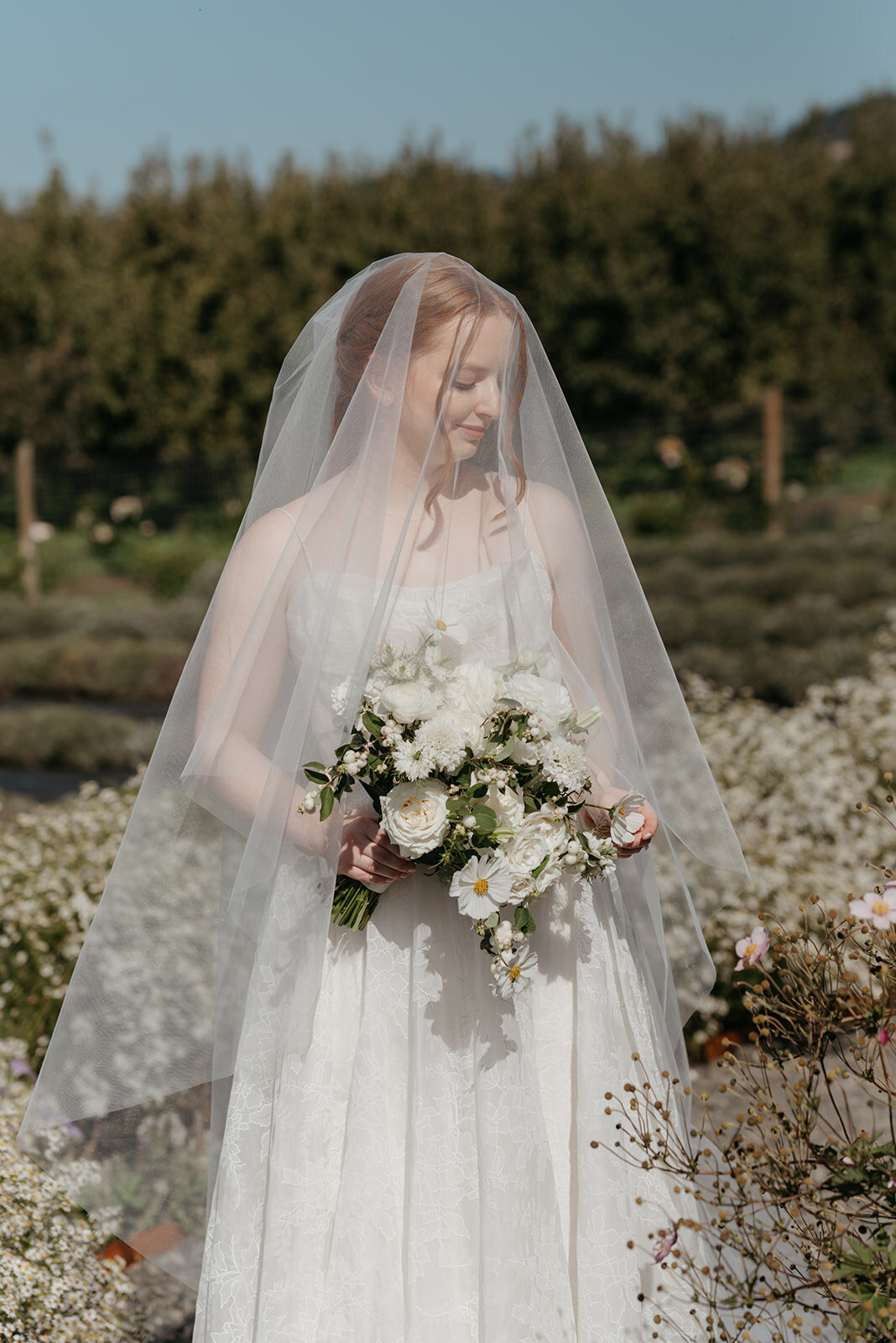 Bride at The orchard hood river