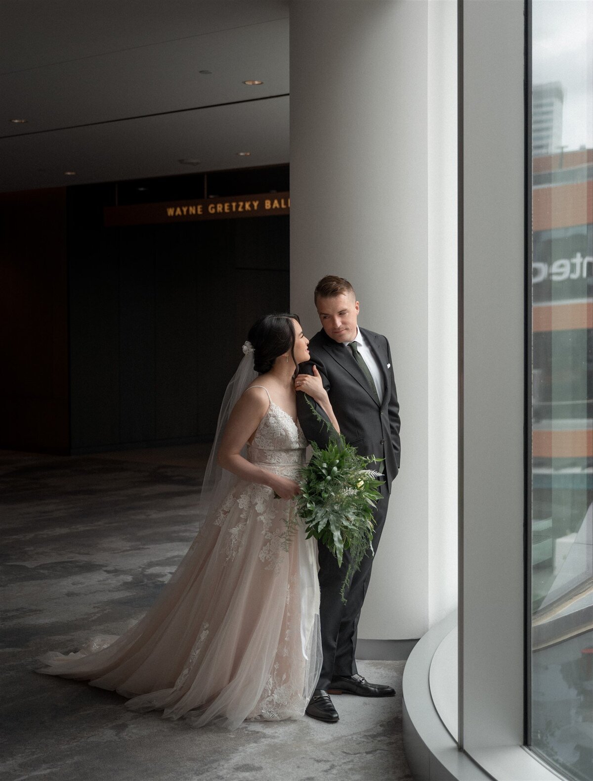 Wayne Gretzky Ballroom Bride & Groom