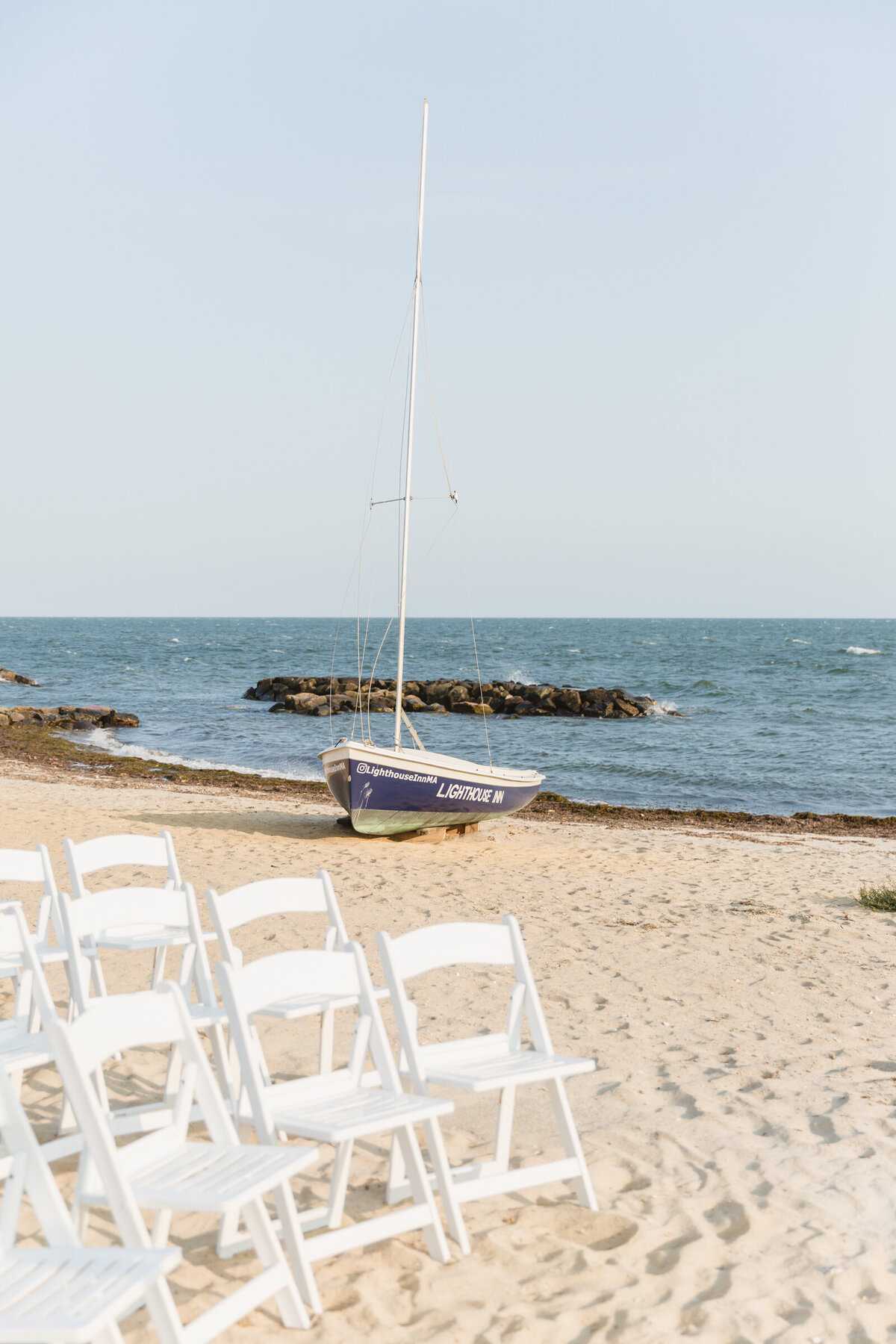 Beach wedding on Cape Cod