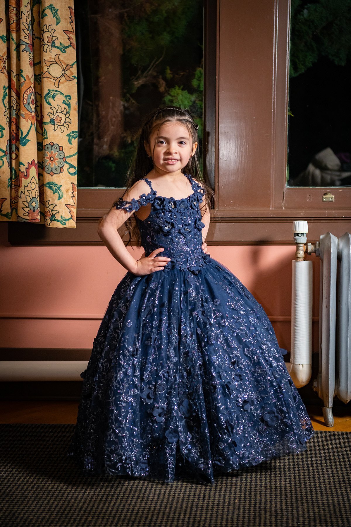 Quince Dress Navy | Lucia Isabel