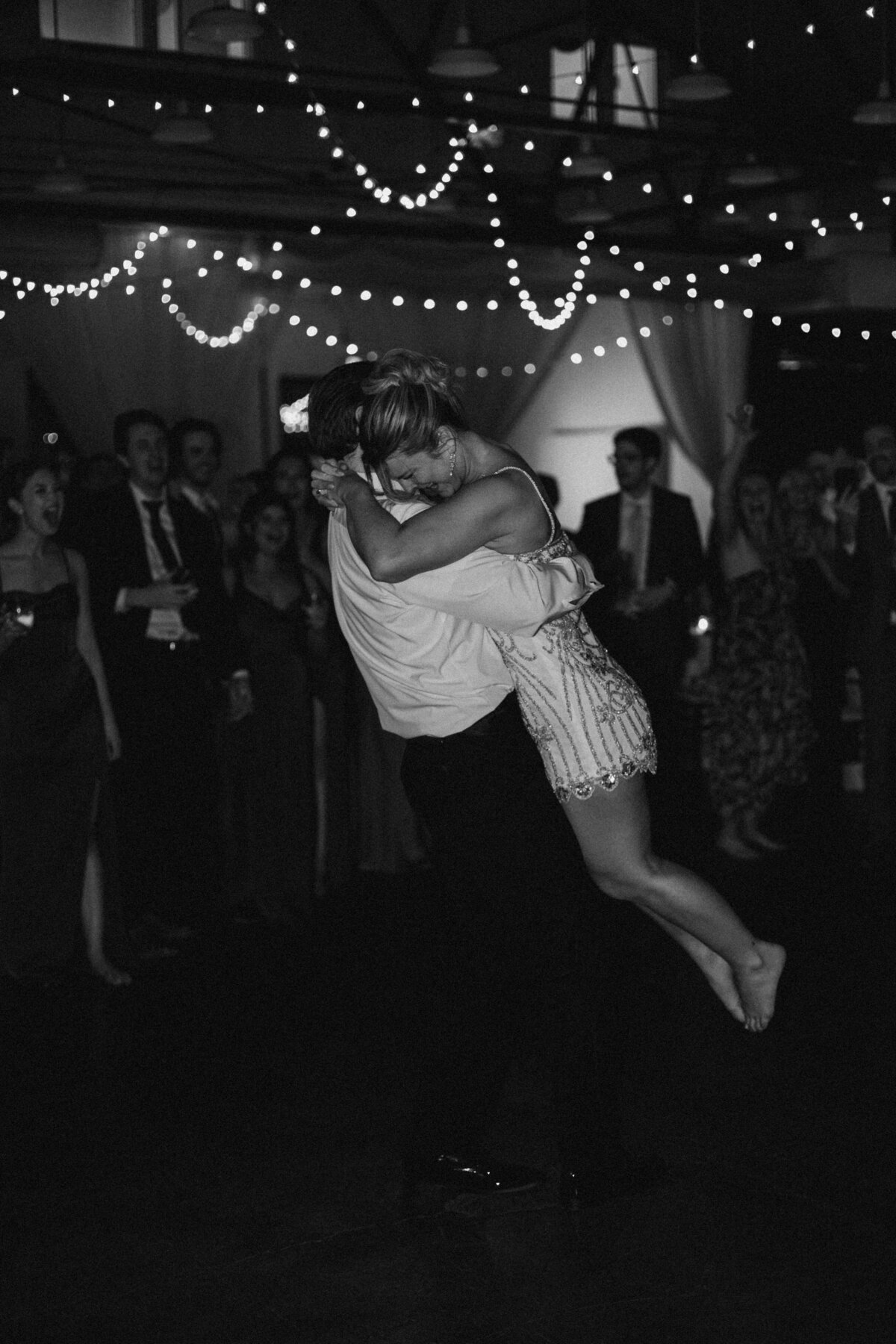 Unposed wedding photo in NYC