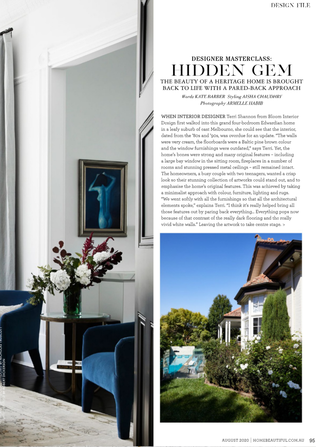 Exterior Design Feature – Lisa Hunter Interiors