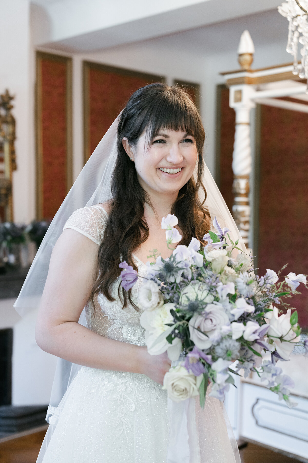 bridal potriat at Château de Robernier