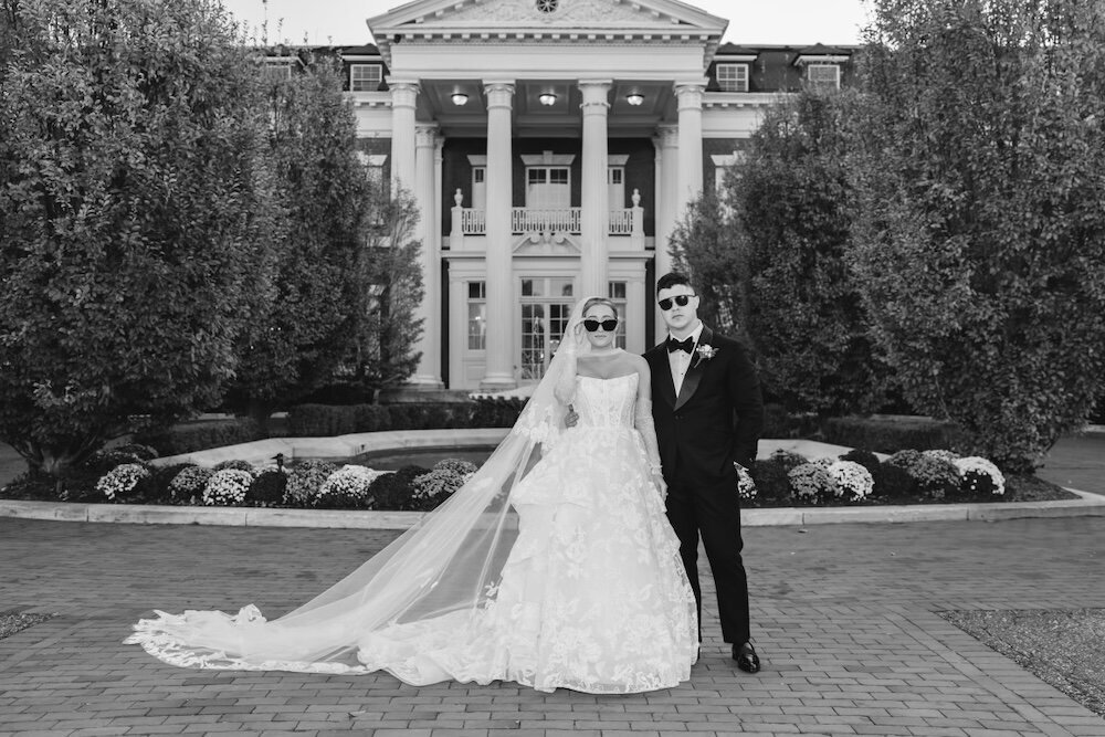 chic-wedding-couple-bourne-mansion-ny-simply-white-bridal-ny