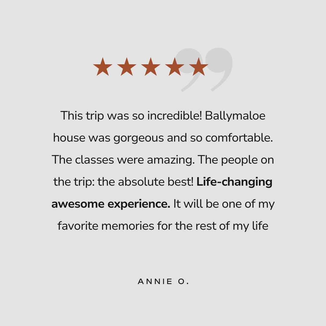 Retreat Testimonials 3