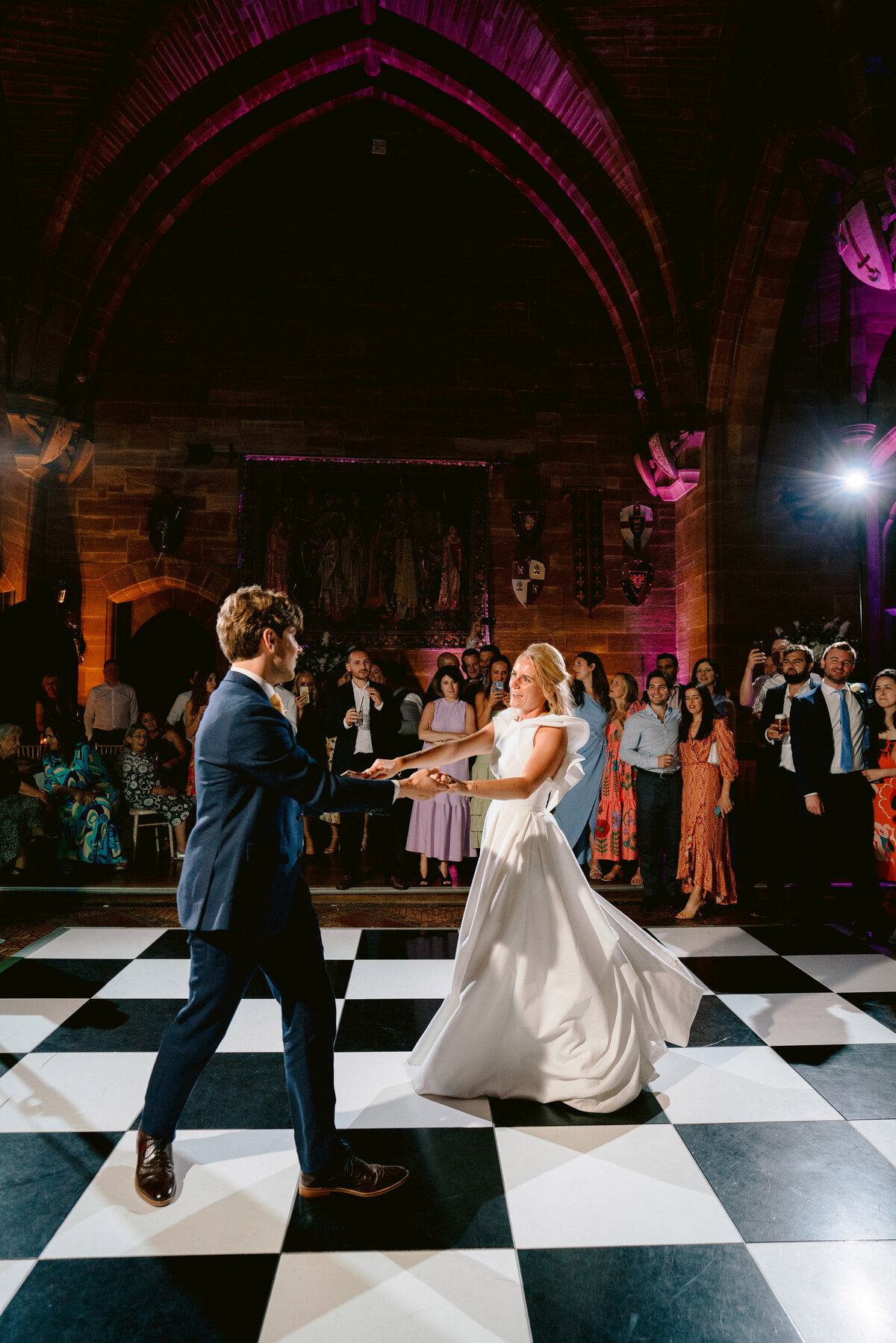 1st dance at peckforton castle