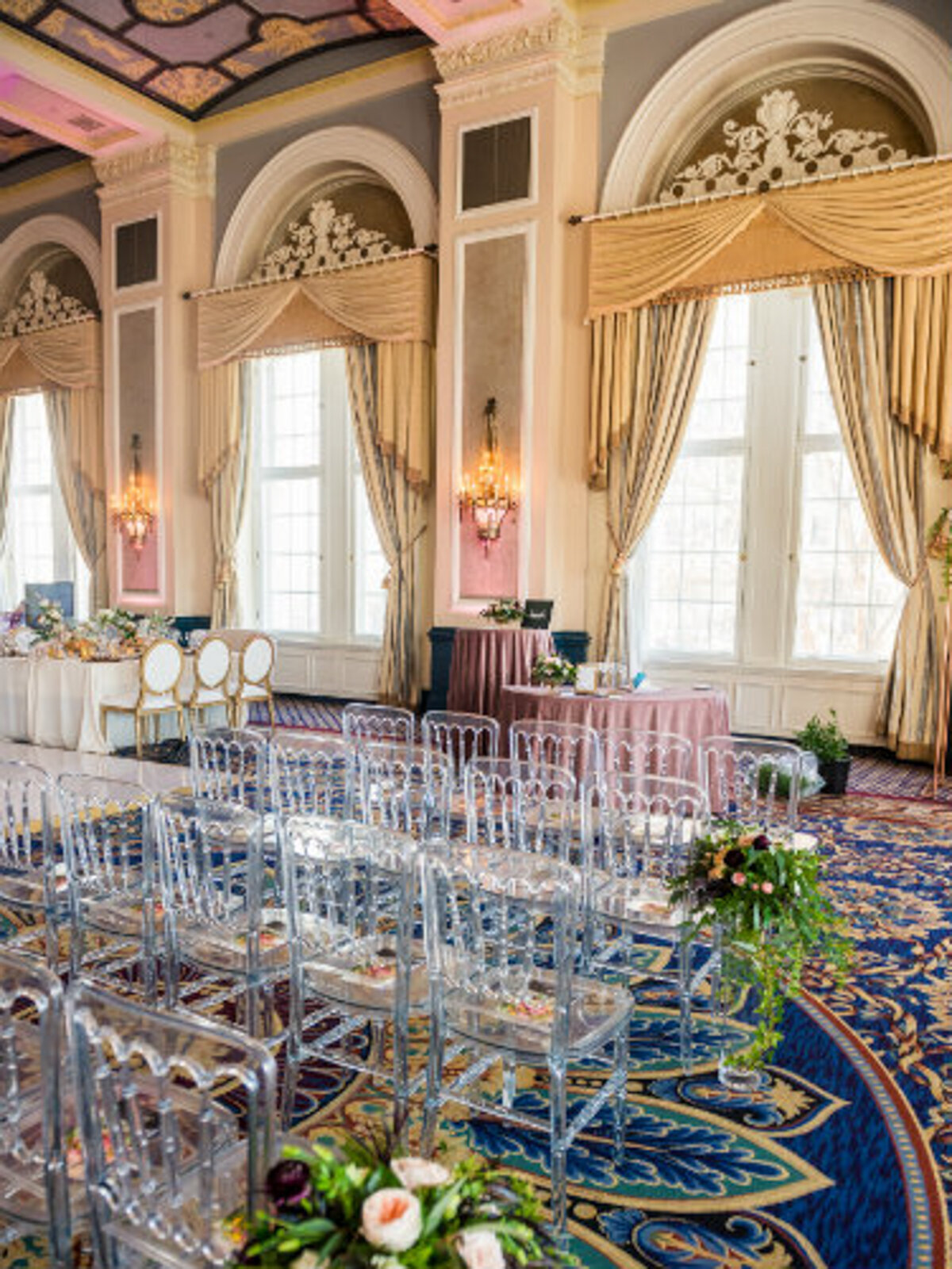 Colourful and elegant ceremony at The Fairmont Hotel, classic and experienced, Edmonton wedding venue, featured on the Brontë Bride Vendor Guide.