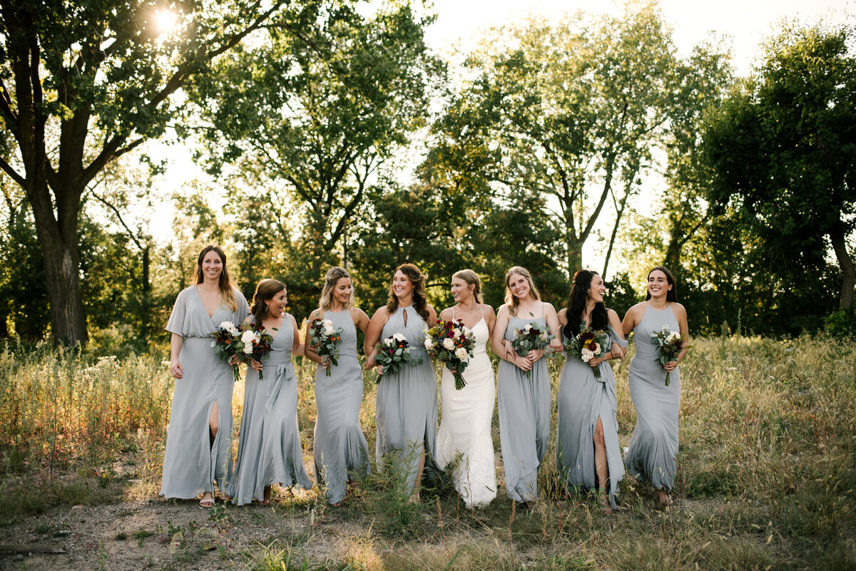 bridesmaids wedding cleveland ohio photographer