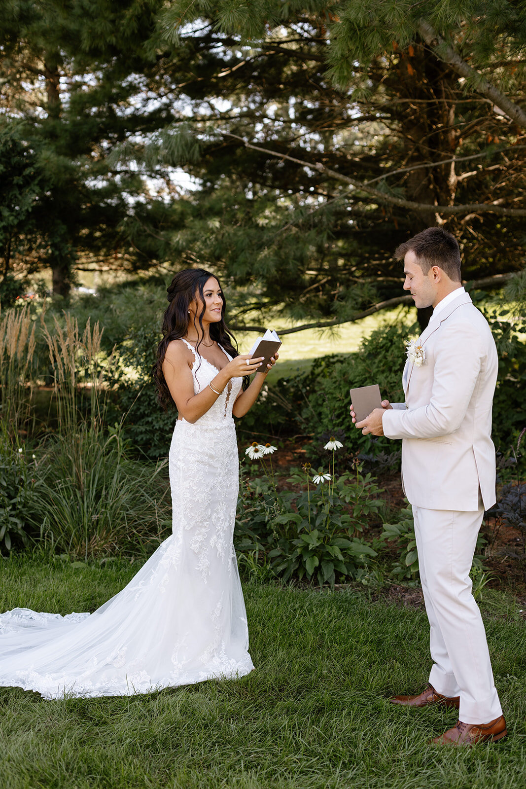Private Vows Wedding at Boxed & Burlap in Wisconsin