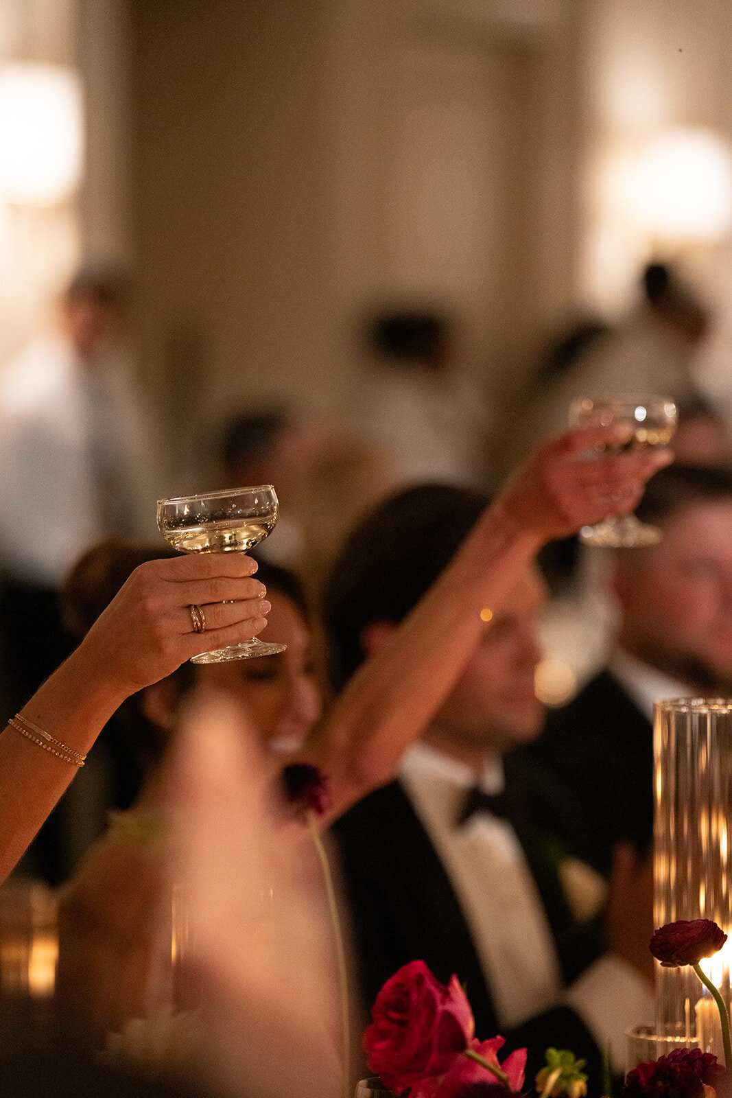 champagne-wedding-toast-at-woodway-country-club