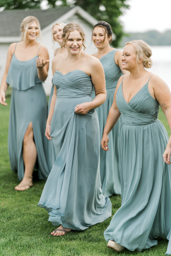 aqua bridesmaids dresses
