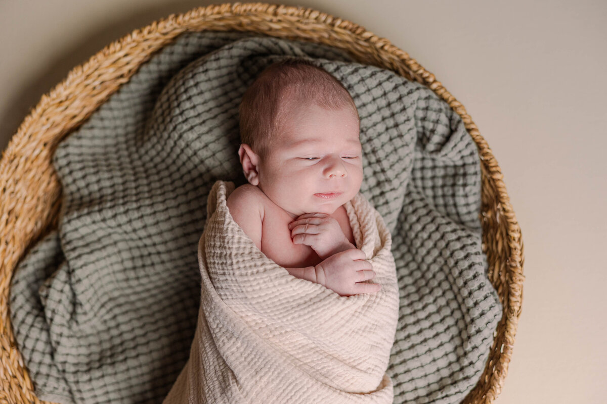 Timeless and natural newborn photography in Charlottesville, Virginia, capturing precious first moments