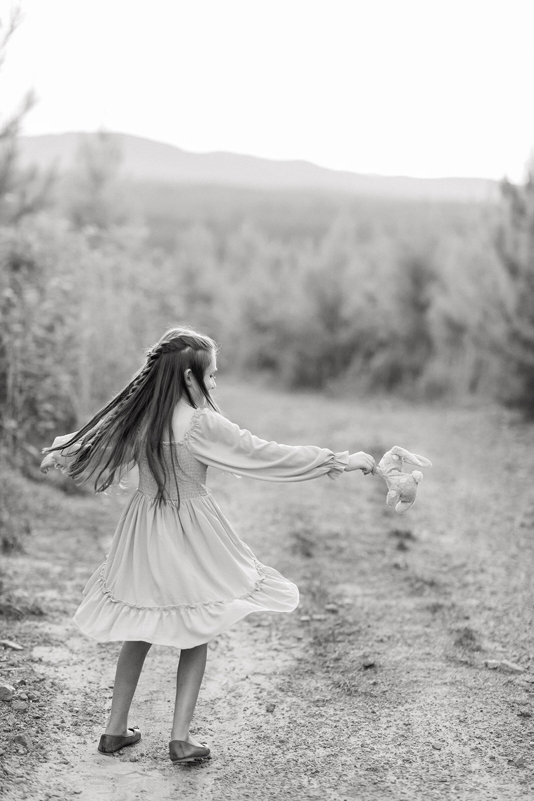 Candid family moments captured in their backyard