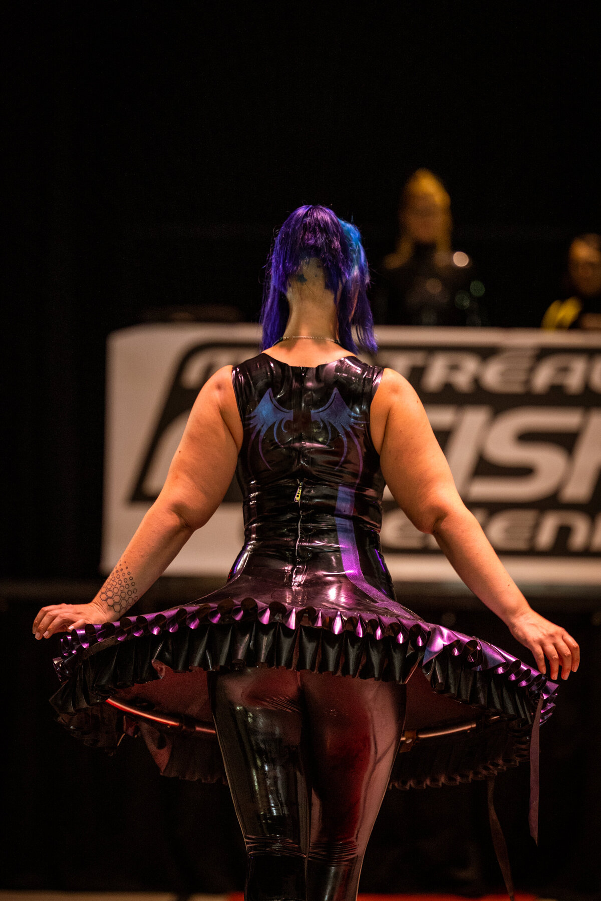 Latex fashion show at the Montreal Fetish Weekend