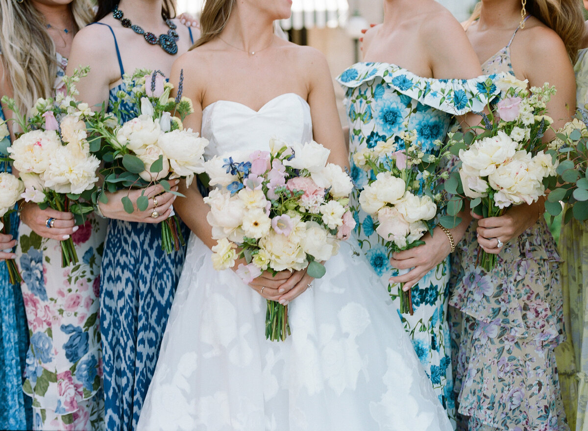 Kate-Murtaugh-Events-Newport-colorful-bridesmaids-with-bouquets