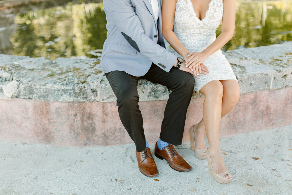 Vizcaya Museum Engagement Photography Session 12