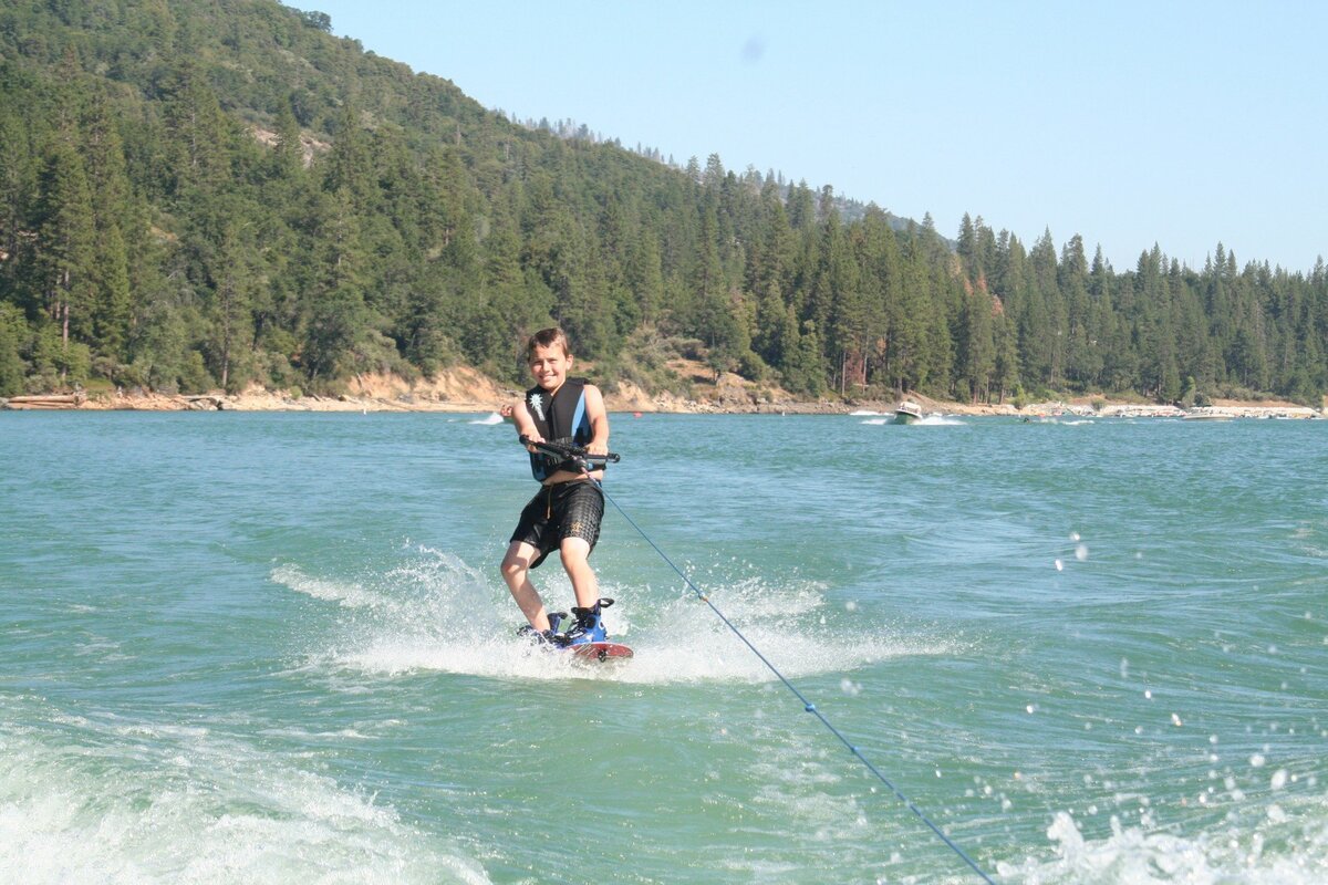 Jake Wakeboarding Bass Lake