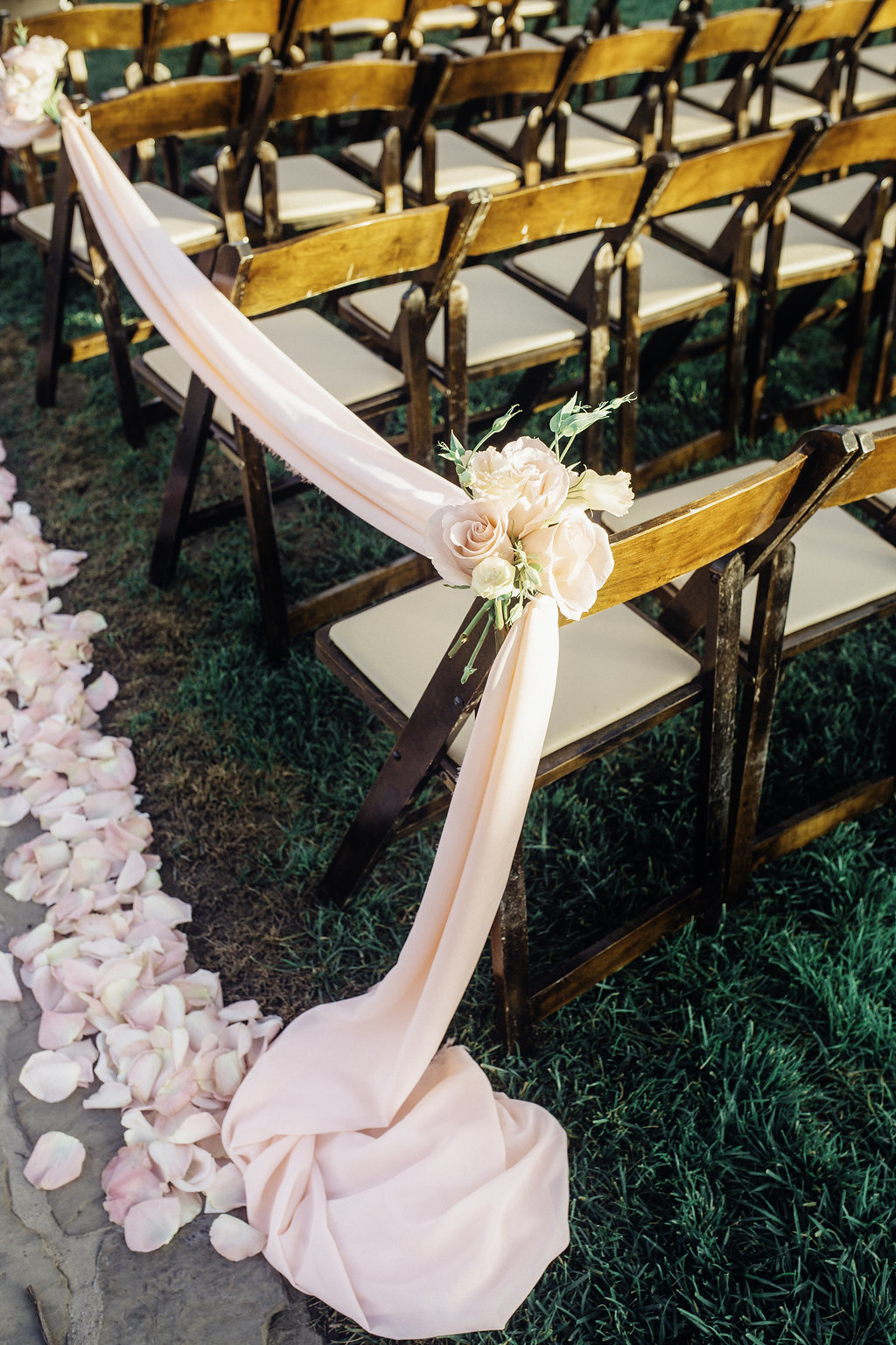 Wedding Photograph Of Chairs in Venue Los Angeles