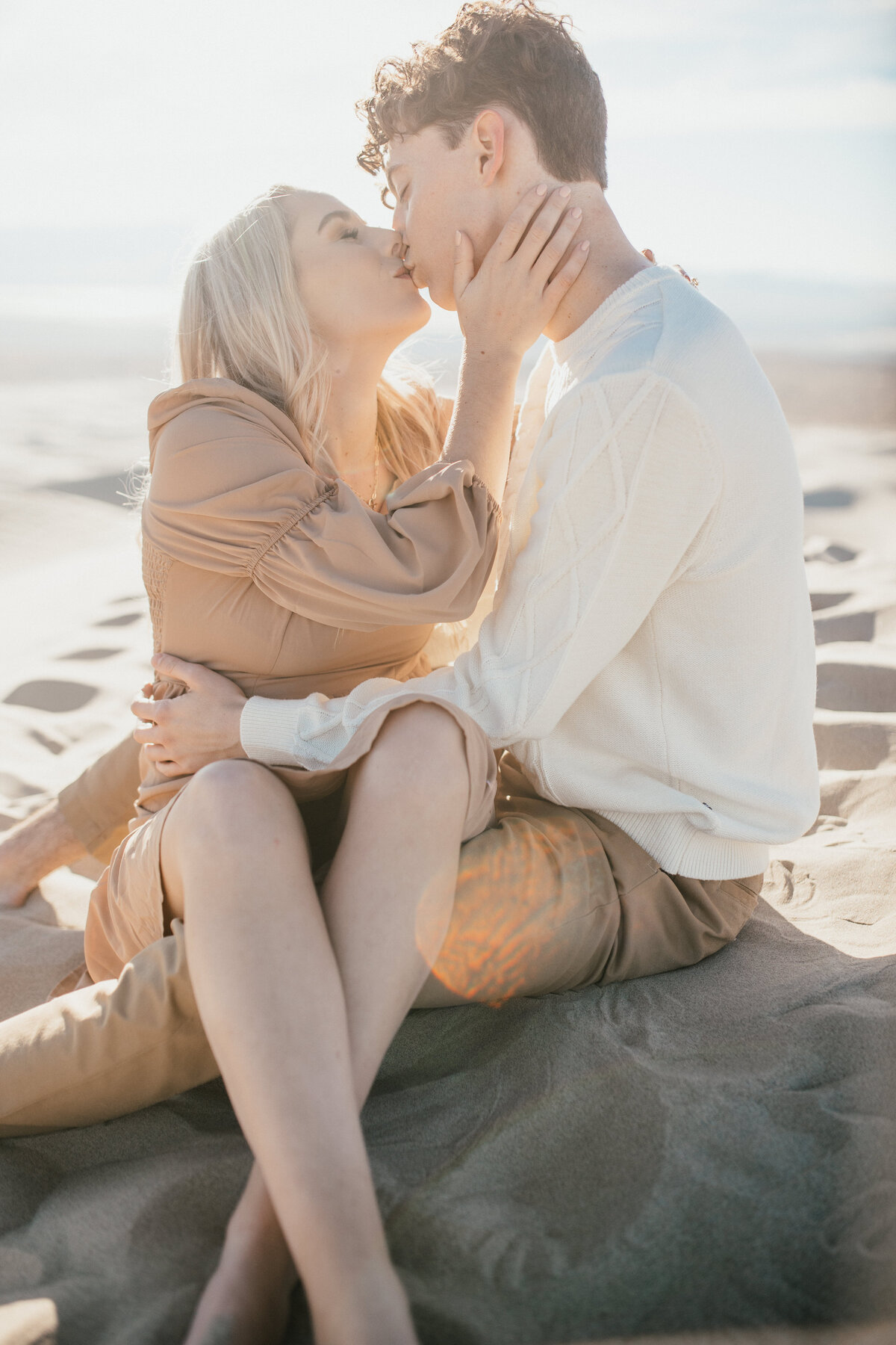 A Sand Dunes Engagement Photography Session - 28