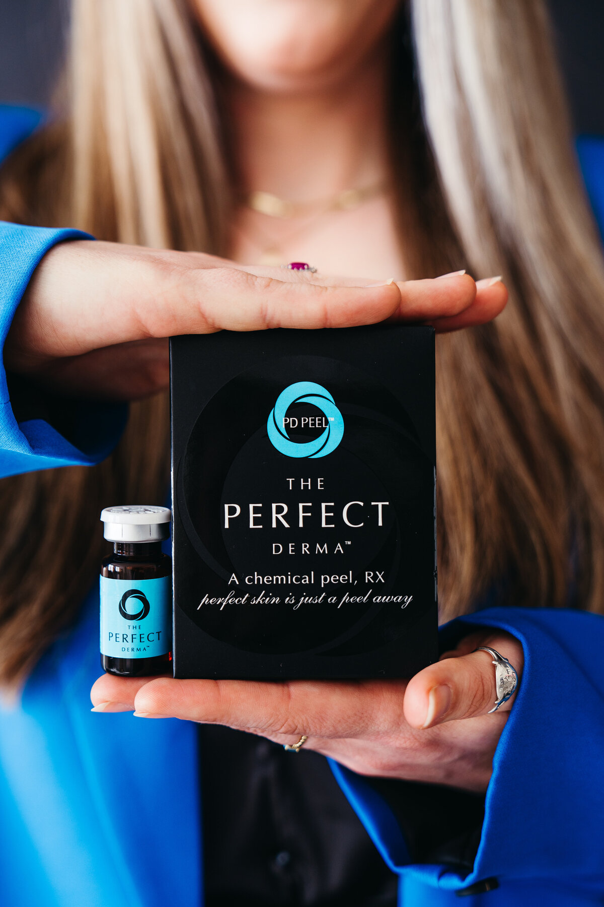 Product photography gallery featuring in-studio skincare and injectable offerings at Maxwell Aesthetics in Salem, Oregon. Includes medical-grade skincare lines like Epionce and Hydrinity, injectables such as Restylane and Sculptra