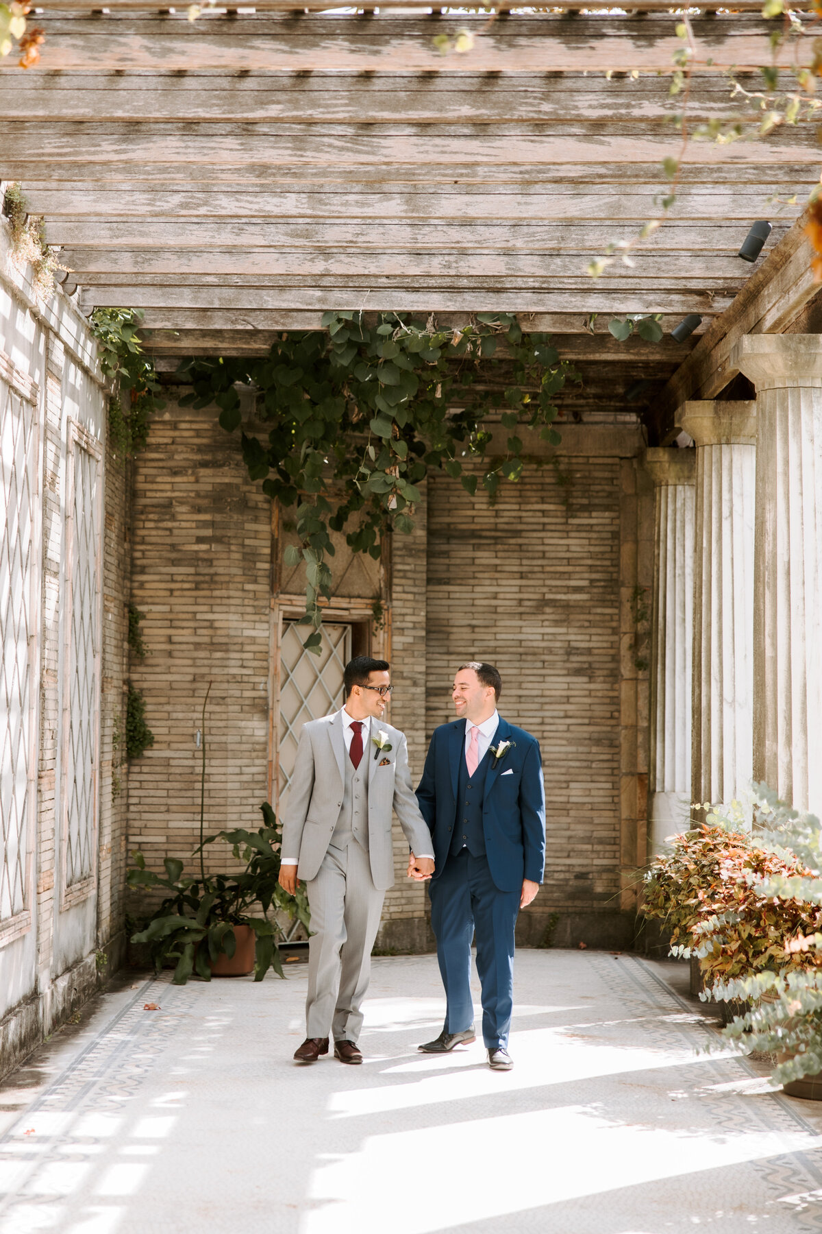 Mehul & Stefan - Rezdora NYC Untermyer Gardens - Intimate Wedding Previews 038