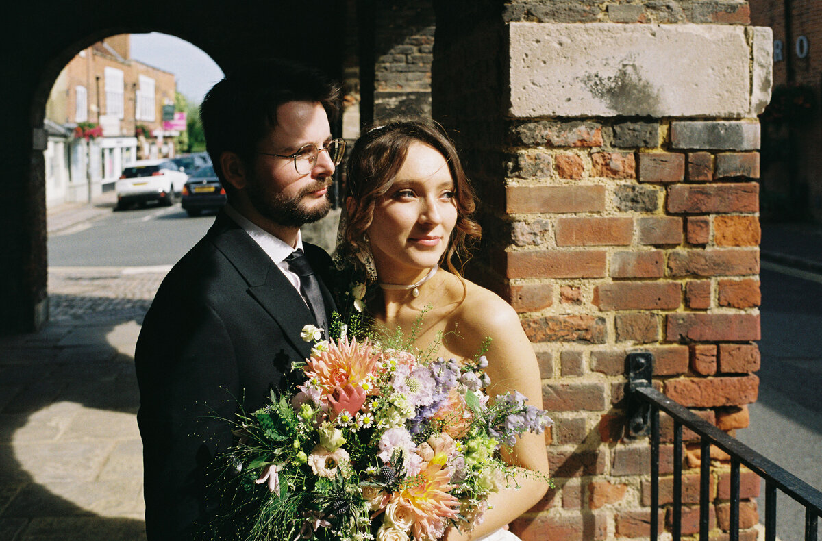 Couple portraits at Buckinghamshire wedding