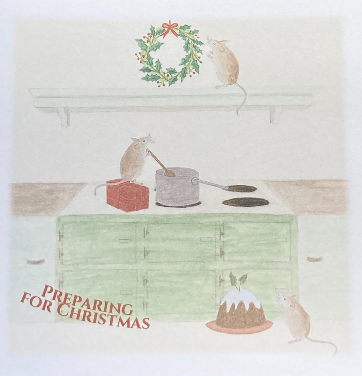 Mice cooking in the kitchen
