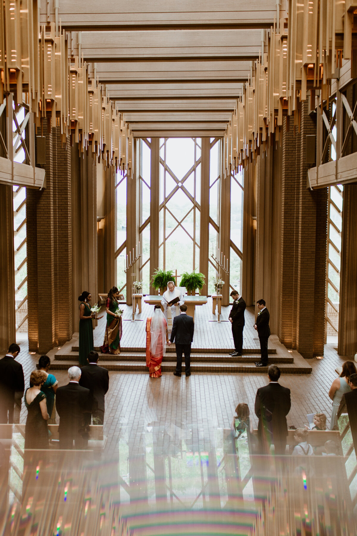 Indian marriage ceremony at Lena Pope Chapel captured by Fort Worth wedding photographer, Megan Christine Studio