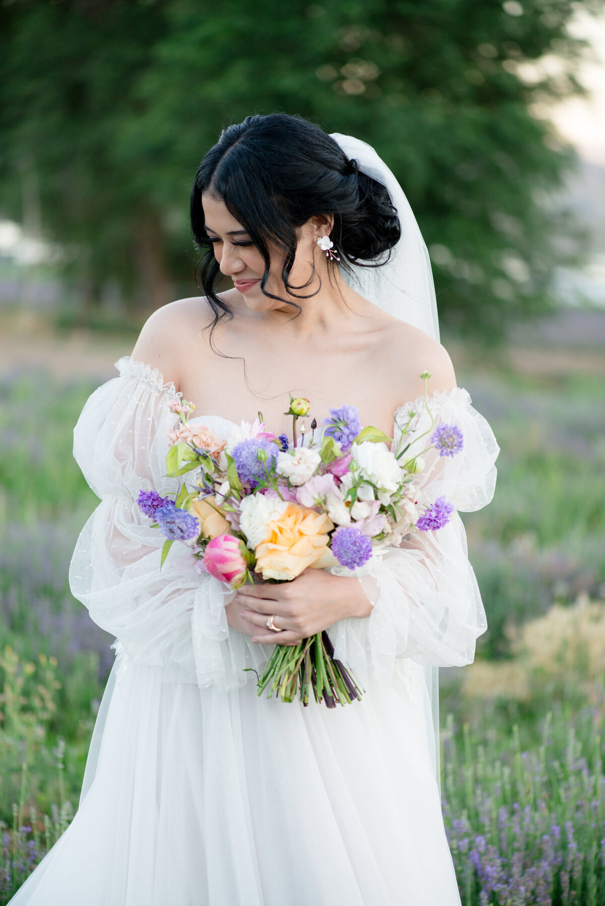 Lavender Fields Wedding - Utah Photographer AlliChelle -84