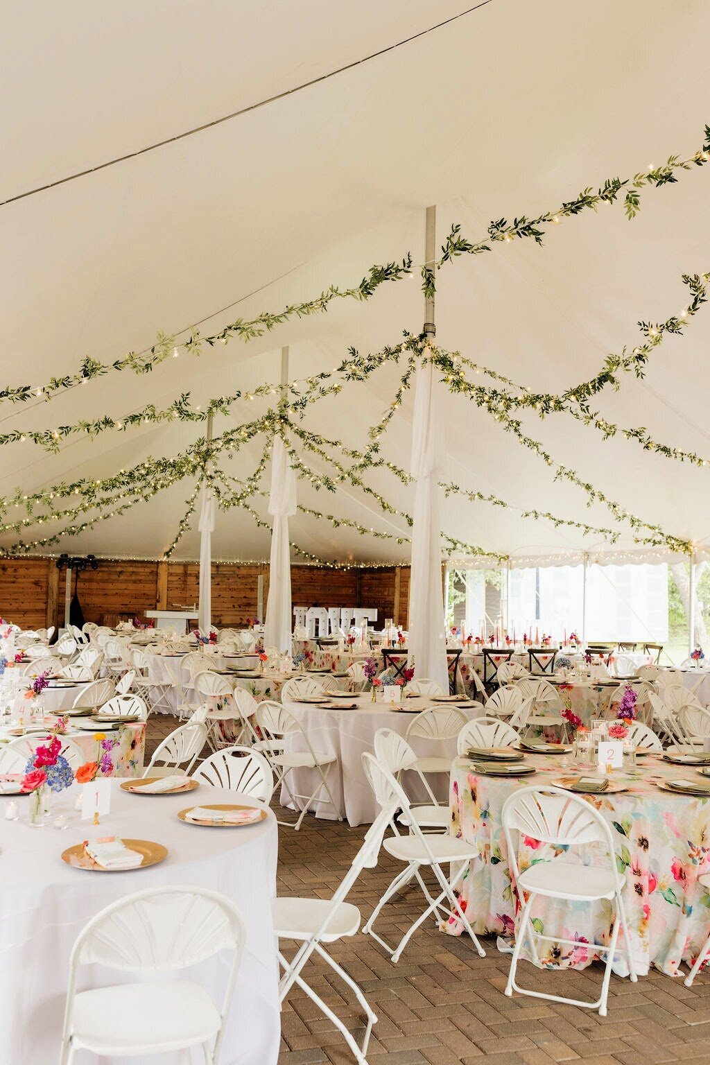 Reception space at gardens of castle rock