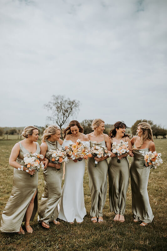B N 48 bridesmaid flowers