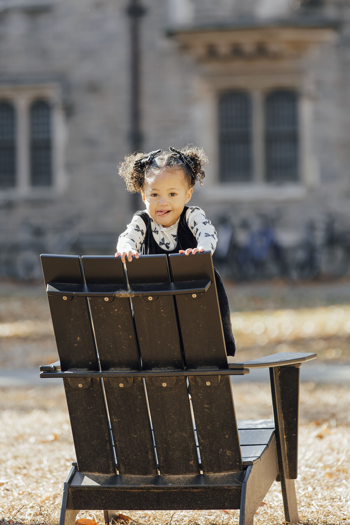 Family Photographer | Parents and children posing together on the Princeton University campus | Princeton, New Jersey