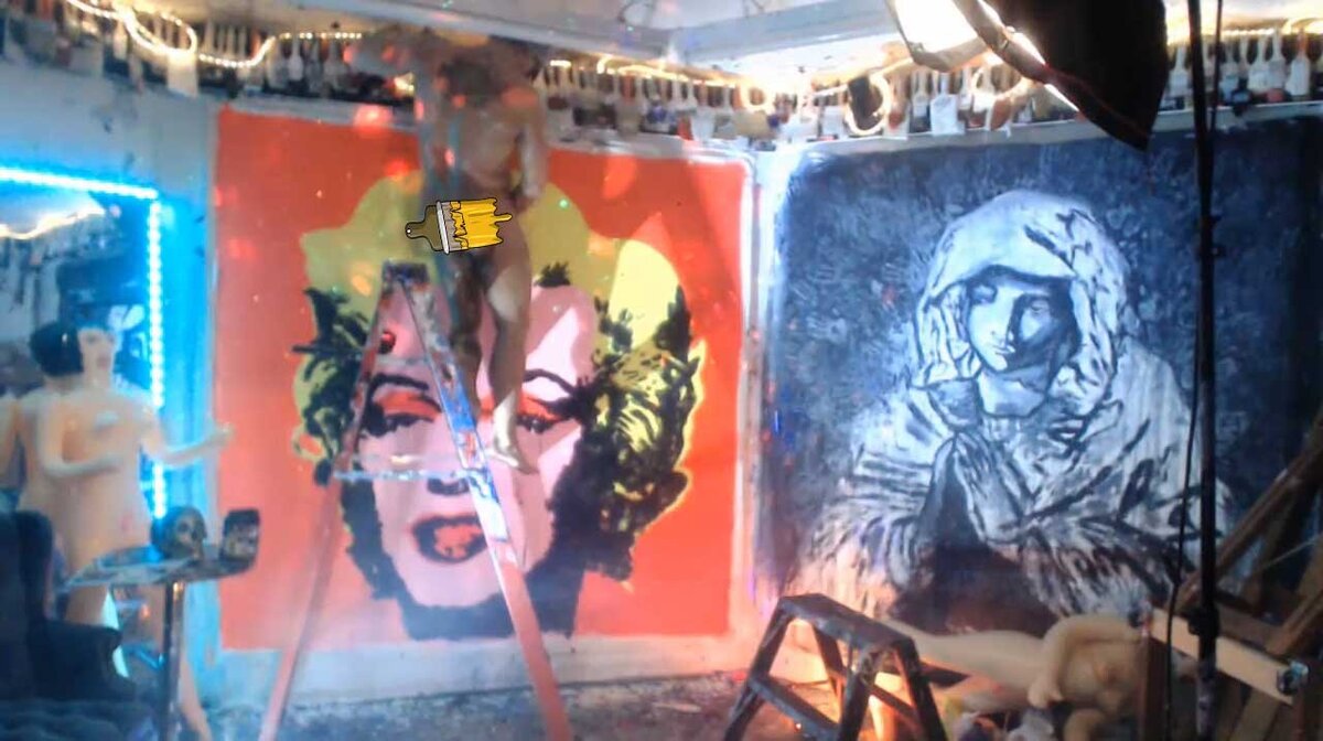 Brent Ray Fraser Live Art Studio Webcam 03