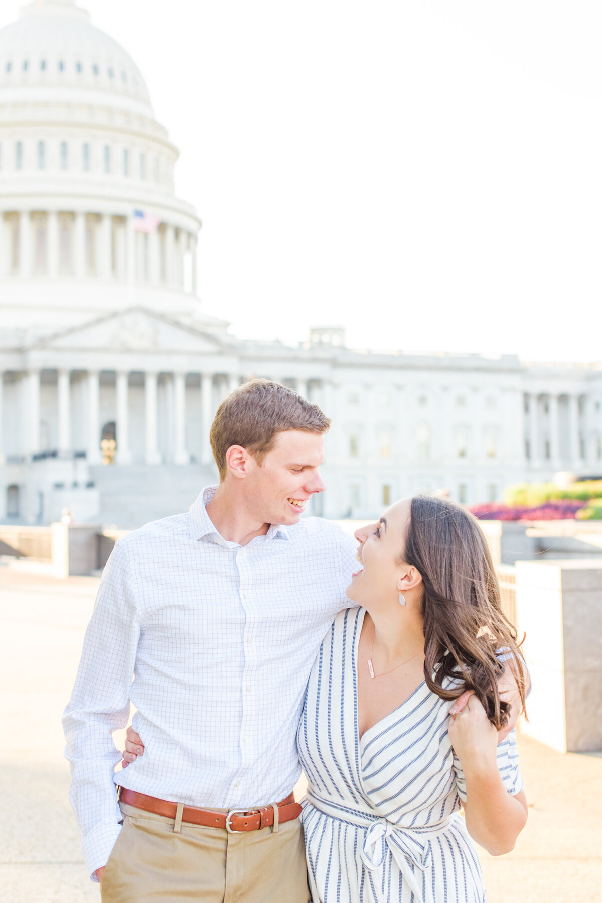 US Capitol Hill Engagement Session Photographer in Washington, DC