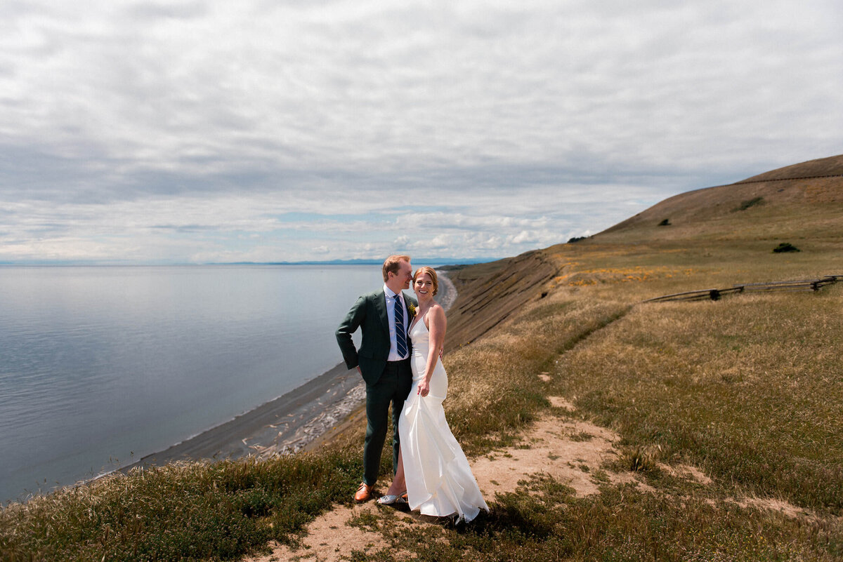 Couple at Roche Harbor Resort Wedding
