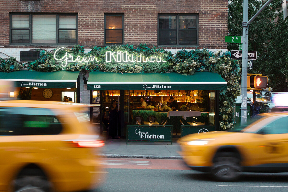 wedding welcome party at Green Kitchen on Park Avenue in New York City