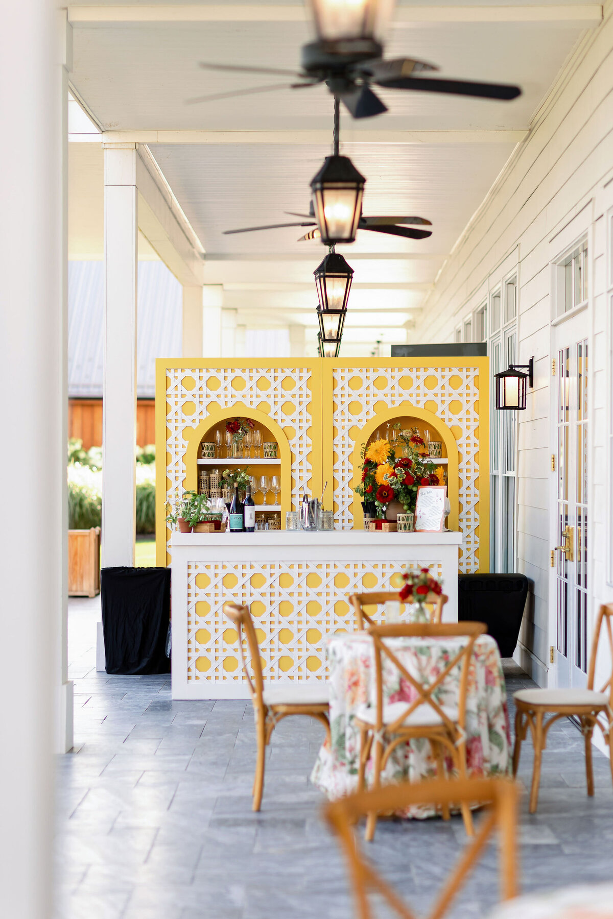 Golden Yellow Statement Bar - Welcome Party Inspiration - Verve Event Co. - Lake House on Canandaigua (5)