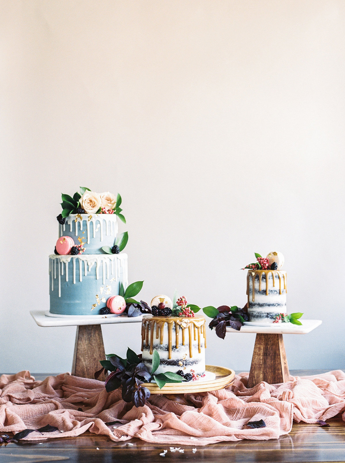 wedding cake film photography